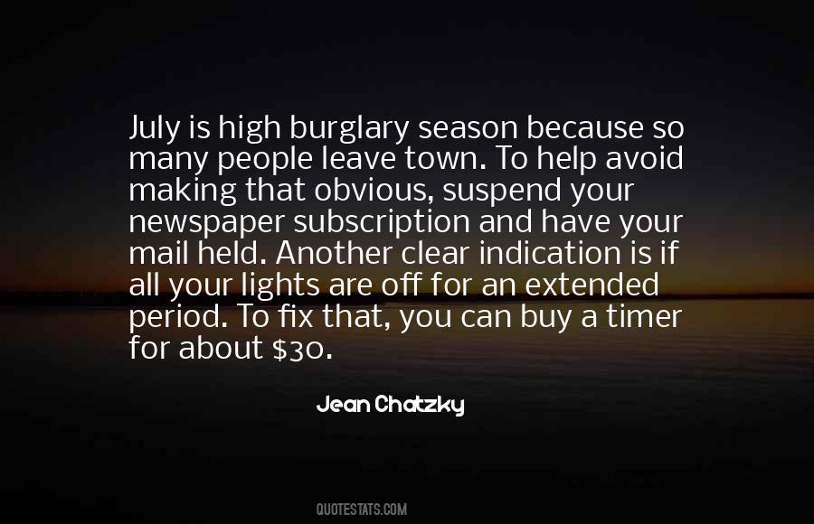 Quotes About Burglary #1190955