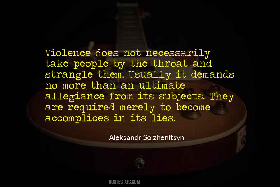 Quotes About Allegiance #23929