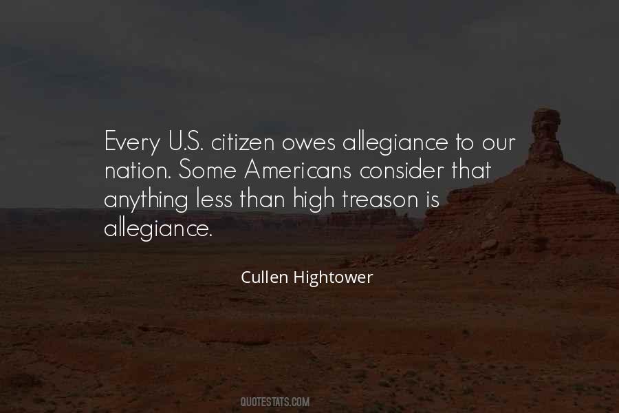 Quotes About Allegiance #291464