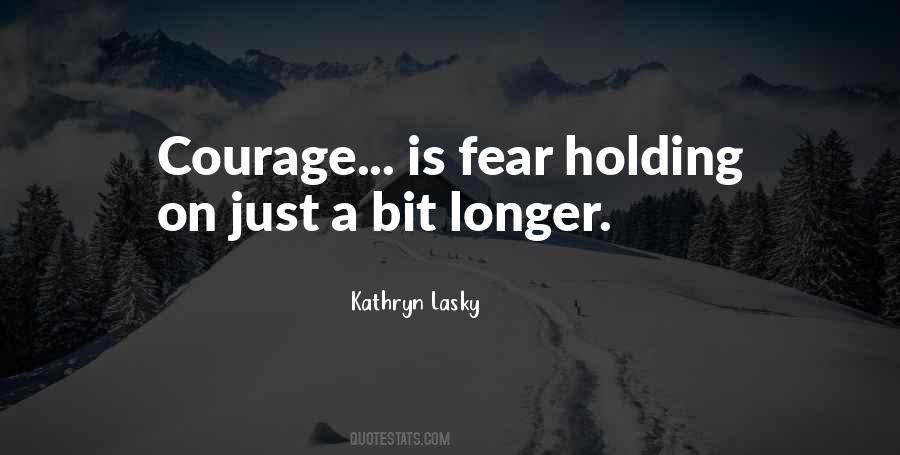 Just Holding On Quotes #1135928