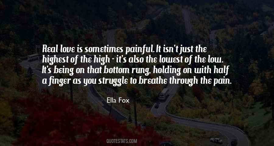 Just Holding On Quotes #1254946