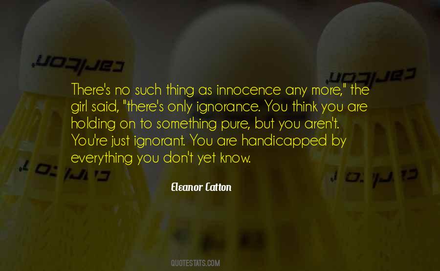 Just Holding On Quotes #1692671