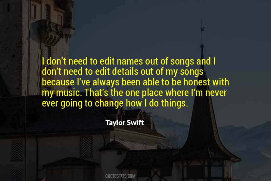 Quotes About Taylor Swift's Music #950251