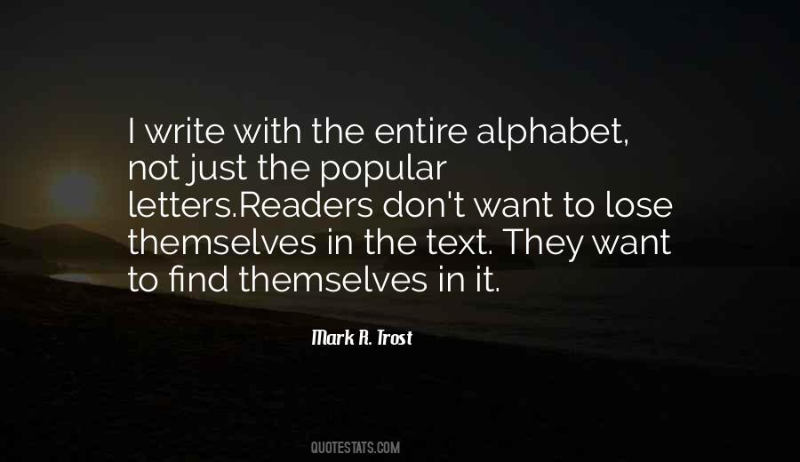 Quotes About Alphabet R #171869