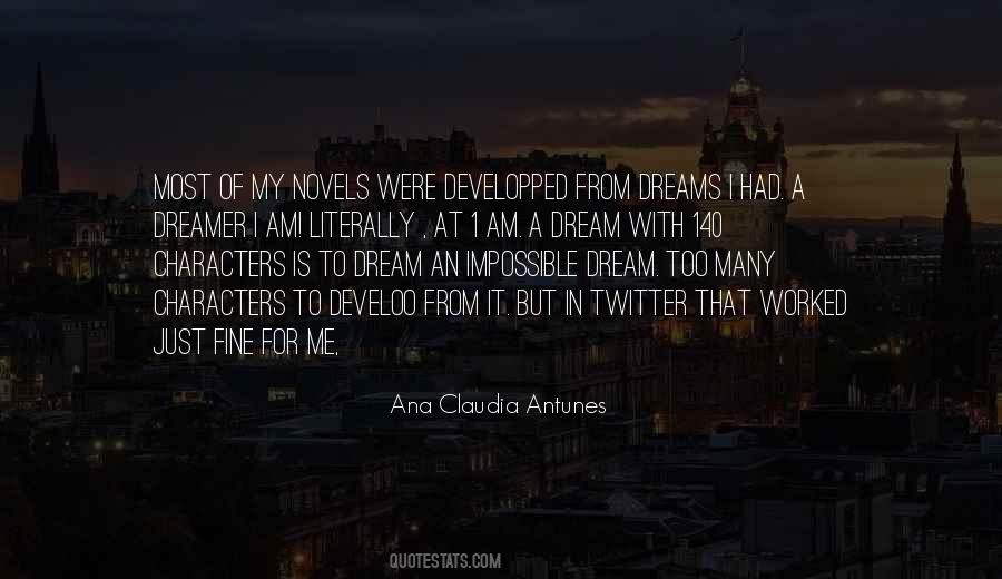 Quotes About A Dream #1802752