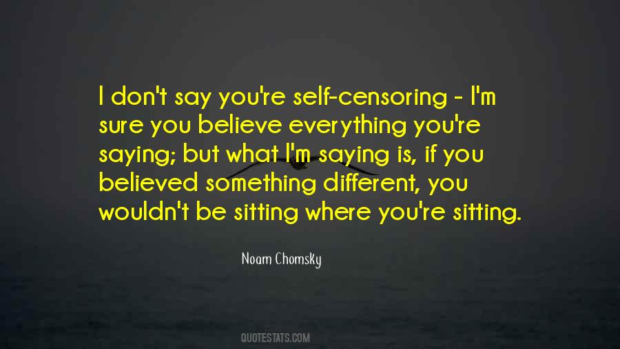 Quotes About Censoring #417617