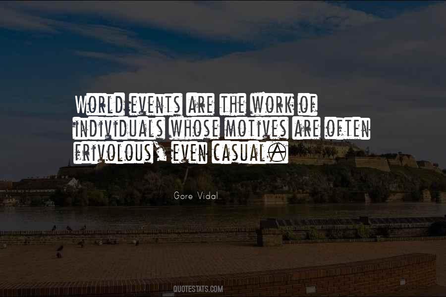 Quotes About World Events #314512