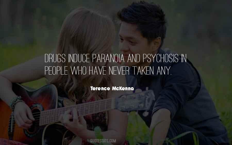 Never Paranoia Quotes #544033