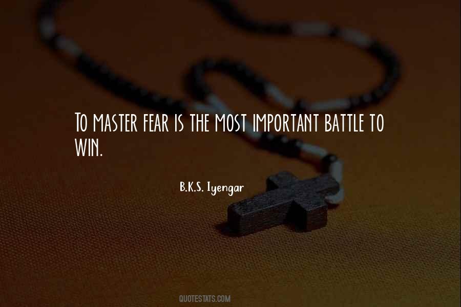 Master Fear Quotes #1421384
