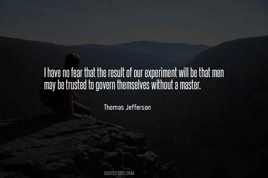 Master Fear Quotes #642508