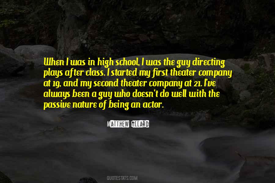 Quotes About Directing Theater #1800640