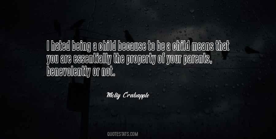 Being Child Quotes #3898