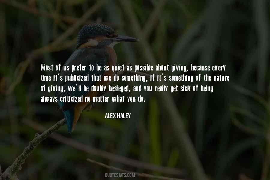 Quotes About Quiet Nature #1643734