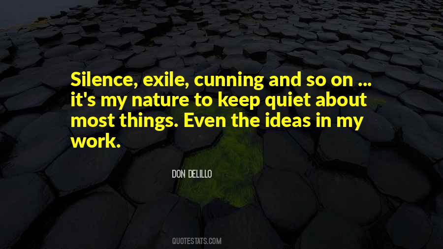 Quotes About Quiet Nature #1832109