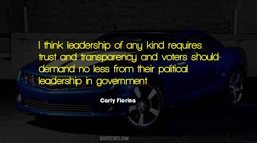 Leadership Transparency Quotes #797779