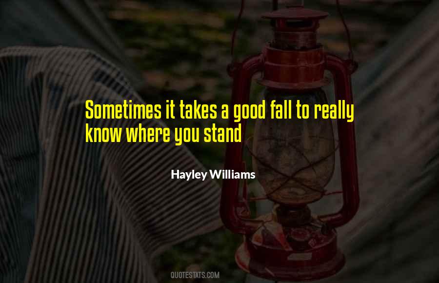 Quotes About Where You Stand #999617