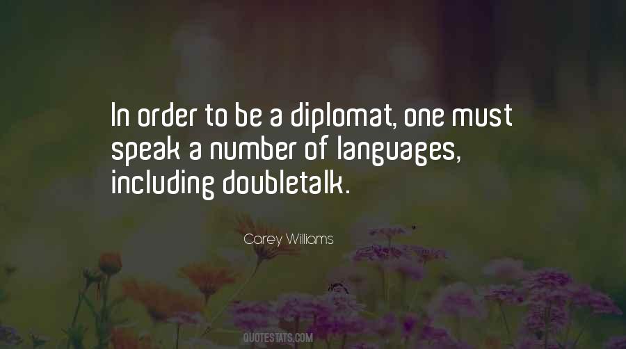 Quotes About Diplomat #999910