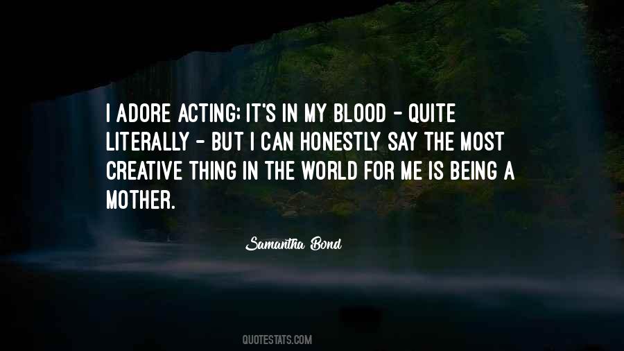 Blood Mother Quotes #1253039