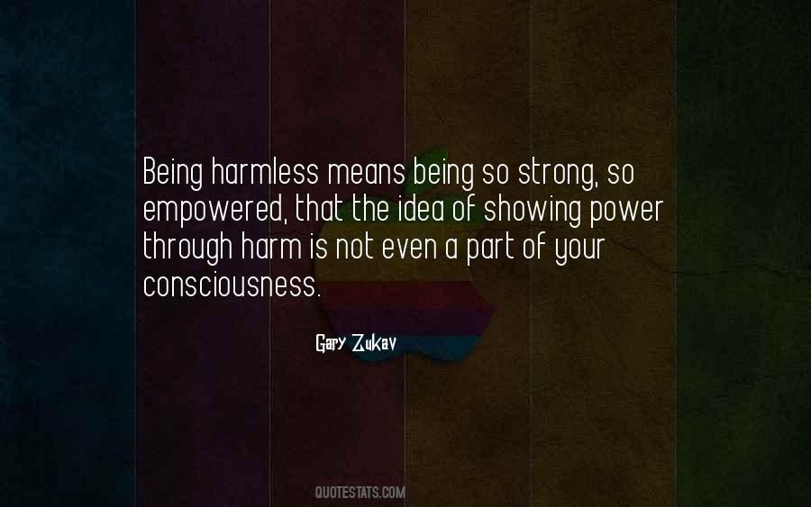 Being Harmless Quotes #1726595