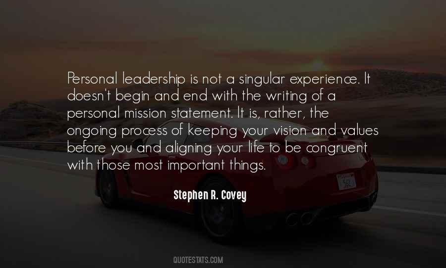 Quotes About Values And Leadership #856377