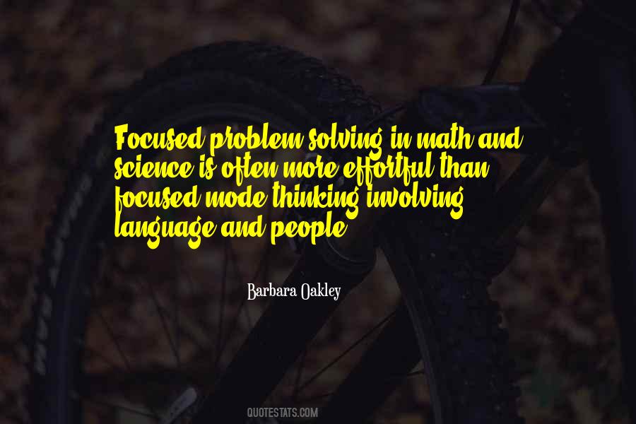 Quotes About Problem Solving In Math #1635851