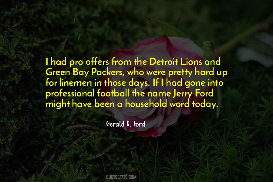 Quotes About The Green Bay Packers #512298