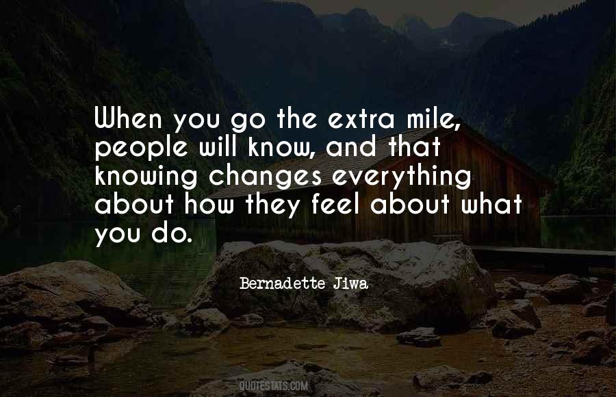 Quotes About Going That Extra Mile #406031