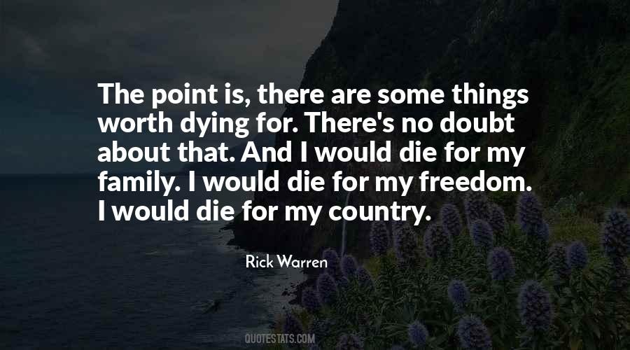Quotes About Dying For Country #1168234