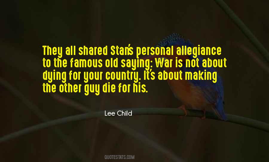 Quotes About Dying For Country #1531047