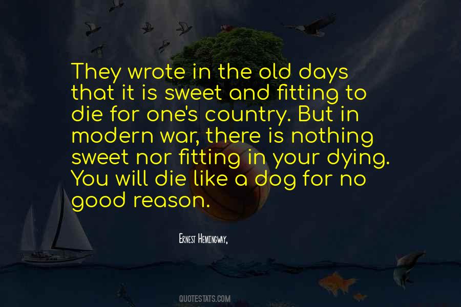 Quotes About Dying For Country #1654079