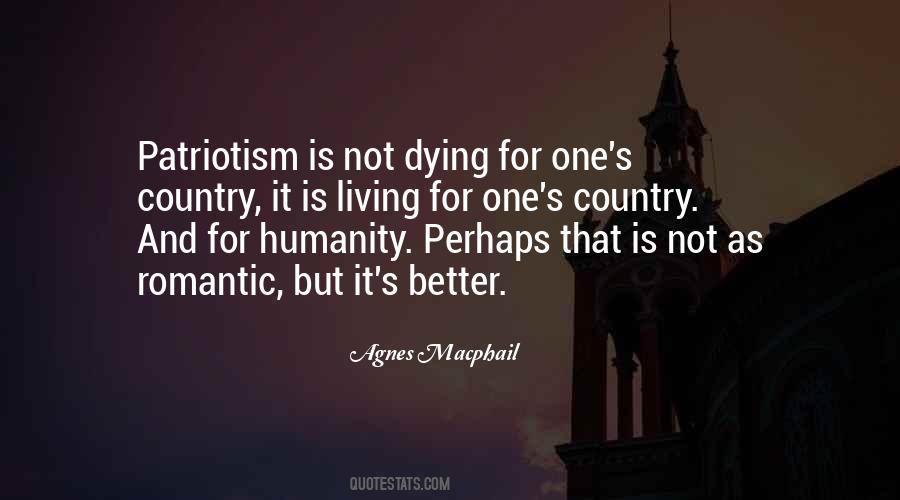 Quotes About Dying For Country #934172