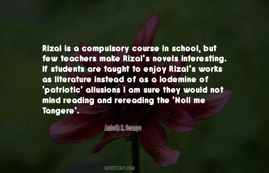 Quotes About Rizal #1791143