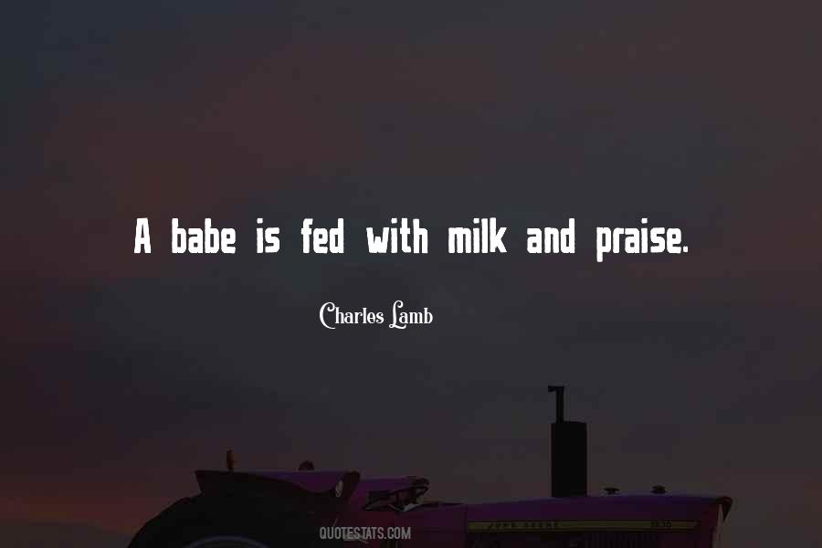 Milk Fed Quotes #940943