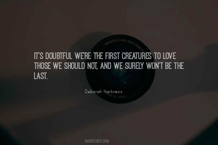 Quotes About Creatures #1787112