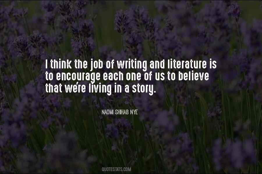 Quotes About Writing And Literature #1756771