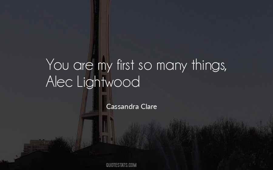 Quotes About Alec Lightwood #813795