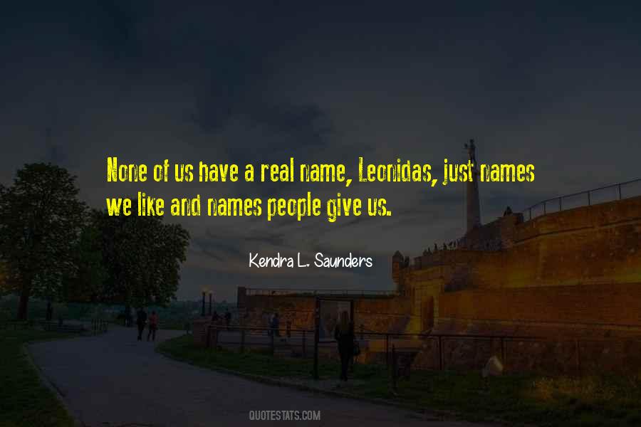 Real Name Quotes #483210