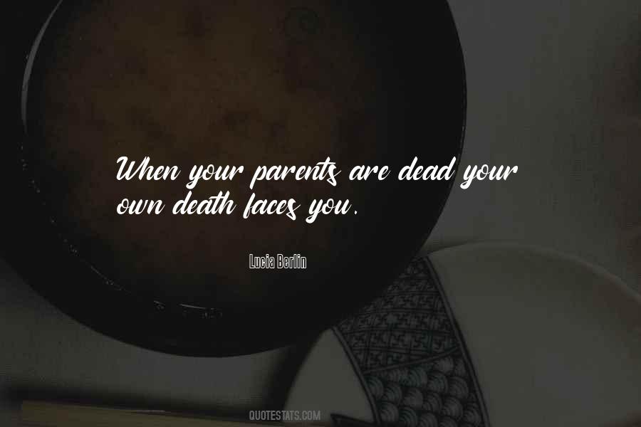 Quotes About Parents Death #1492034