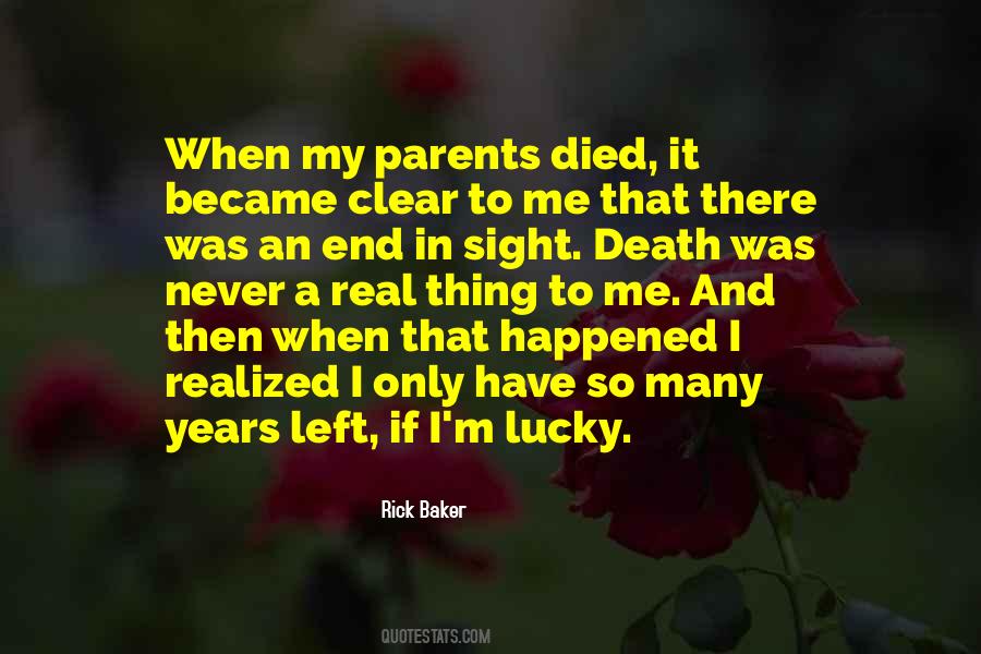 Quotes About Parents Death #602213