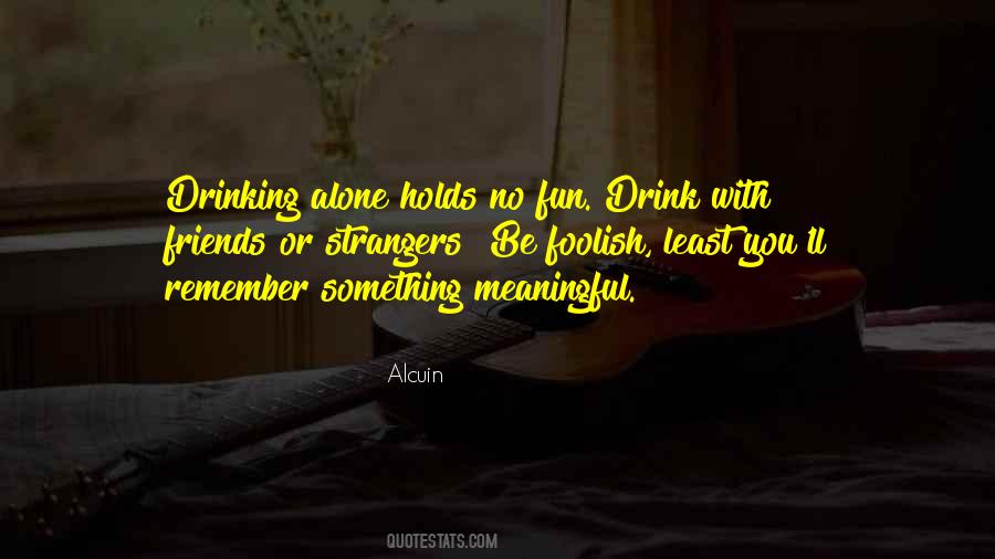 Quotes About Fun And Drinking #541732