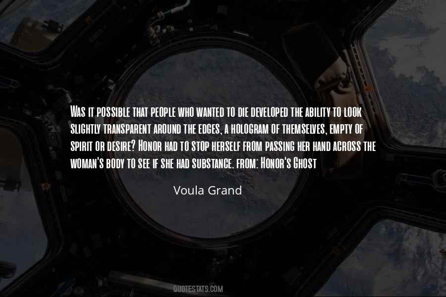 Ghost Woman Quotes #1508026