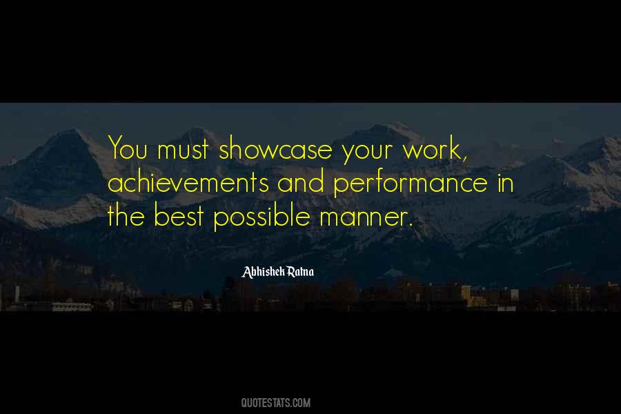 Quotes About Achievements And Success #480866