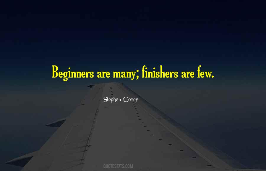 Quotes About Finishers #816229