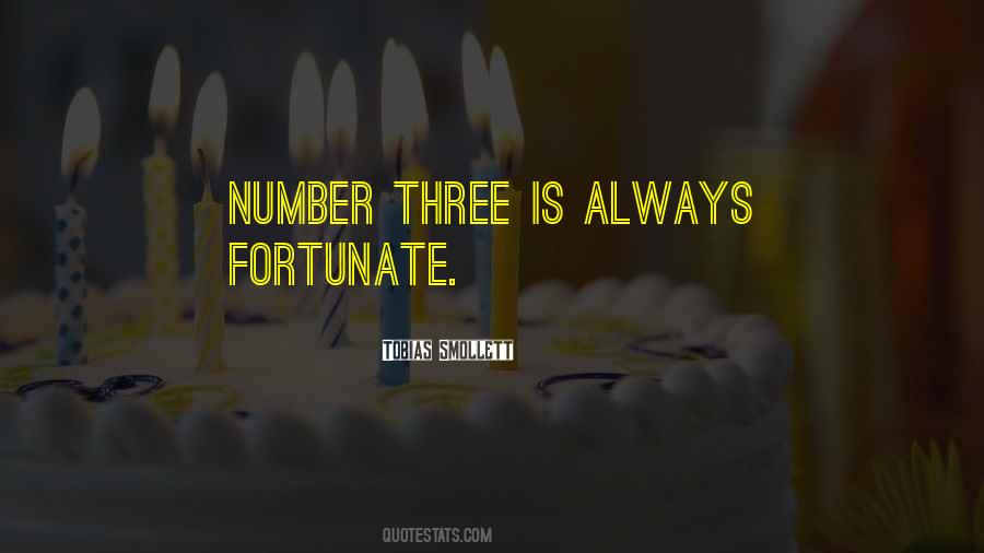 Quotes About Number Three #430775