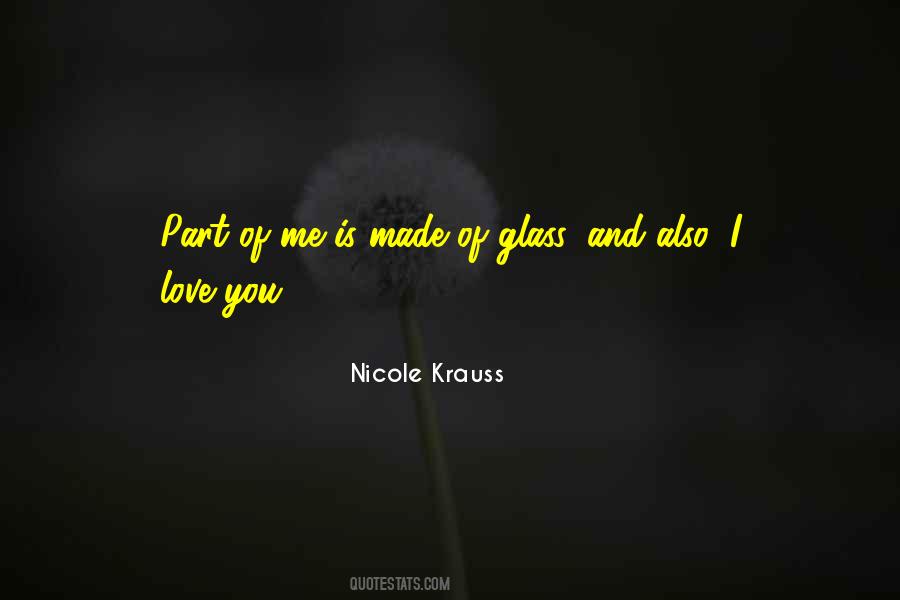 Quotes About Glass And Love #920414