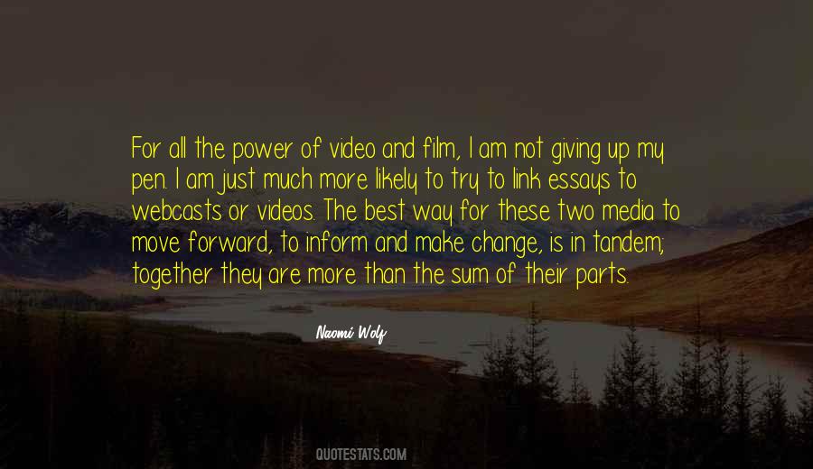 Quotes About Power Of Video #494548