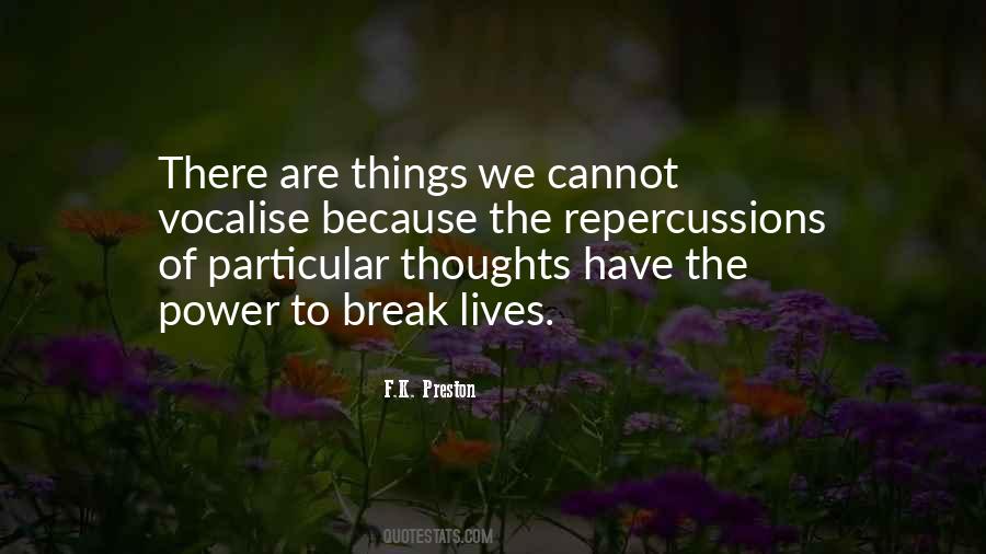 Quotes About Power Of Thoughts #316976