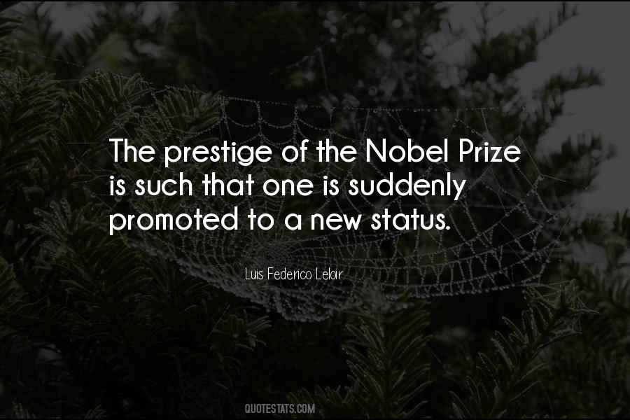 Quotes About Prestige #1462216