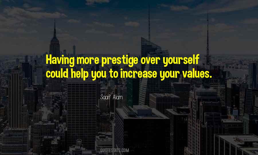 Quotes About Prestige #1491153