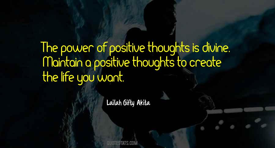 Quotes About Power Of Positive Thinking #255279